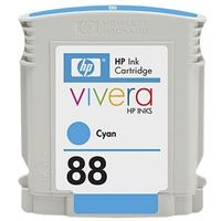 HP 88 original Tinte cyan - C9386AE