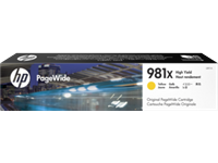HP 981X original HC PageWide Tinte gelb - L0R11A