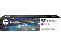HP 981X original HC PageWide Tinte magenta - L0R10A