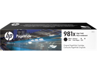HP 981X original HC PageWide Tinte schwarz - L0R12A