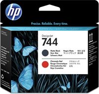 HP Original - Druckkopf mattschw. / chromrot