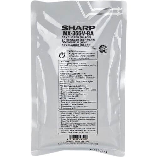 Sharp Original - Entwickler schwarz - MX36GVBA