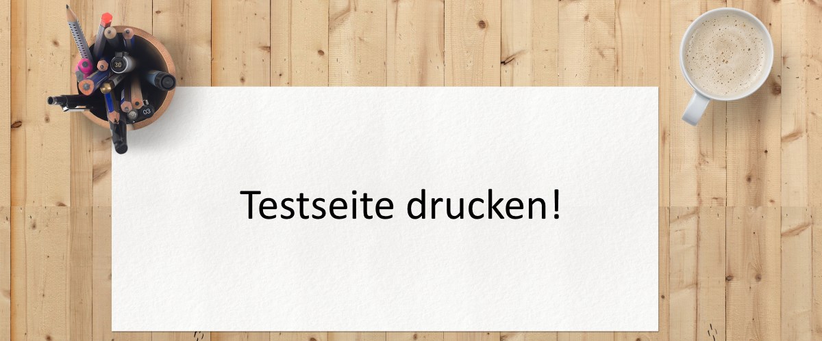 Testseite drucken