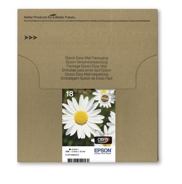 18 Easy Mail Packaging - 4er-Pack - schwarz, gelb,
