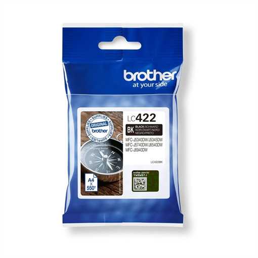 Brother Original Tinte schwarz LC-422 - LC422BK Brother Original Tinte schwarz LC-422 - LC422BK