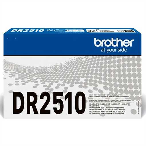 Brother Original Trommel schwarz DR-2510 - DR2510 Brother Original Trommel schwarz DR-2510 - DR2510