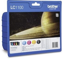 Brother Tinte Valuepack (BK+CMY) , LC1100HYPACK Brother Tinte Valuepack (BK+CMY) , LC1100HYPACK