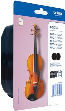 Brother originale XL inchiostro nero - LC127XLBKBP2