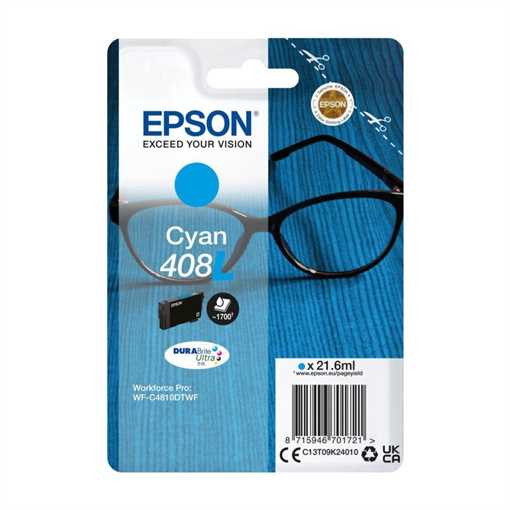Epson Original HC Tinte cyan 408L - C13T09K24010