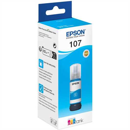 Epson Original Tinte cyan 107 - C13T09B240 Epson Original Tinte cyan 107 - C13T09B240