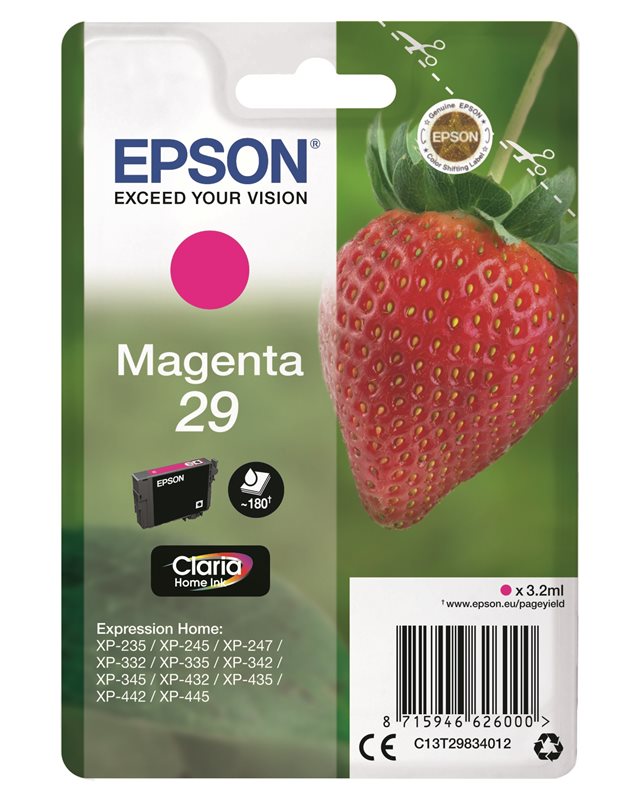 Epson Original - Tinte magenta - 29 Claria Epson Original - Tinte magenta - 29 Claria