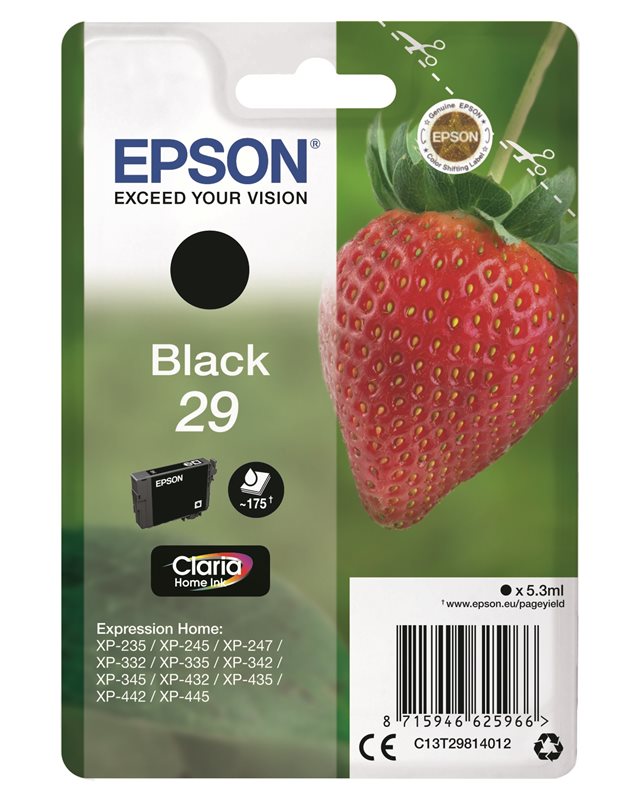 Epson Original - Tinte schwarz - 29 Claria
