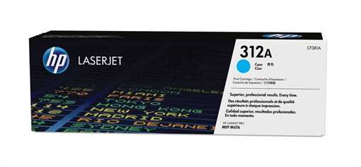 HP 312A original Toner cyan - CF381A
