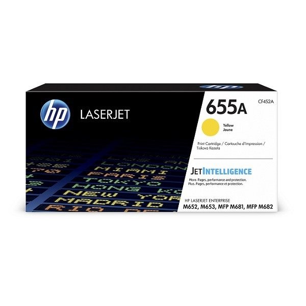 HP 655A originale toner giallo - CF452A HP 655A originale toner giallo - CF452A