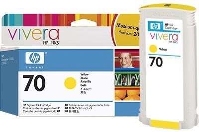 HP 70 original Tinte gelb - C9454A