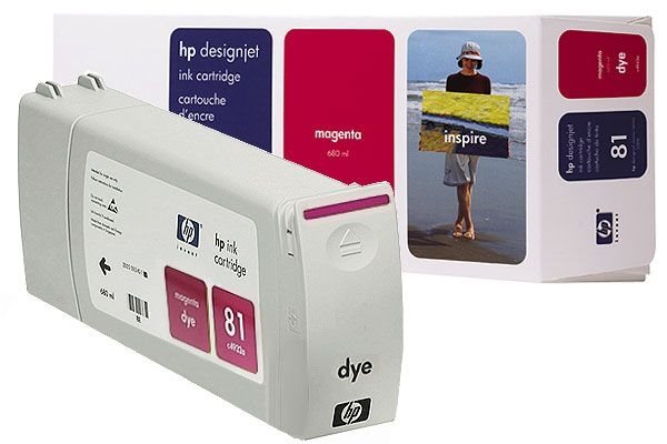 HP 81 inchiostro magenta originale - C4932A HP 81 inchiostro magenta originale - C4932A