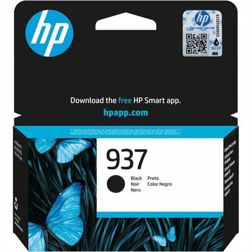 HP 937 Original Tinte schwarz - 4S6W5NE