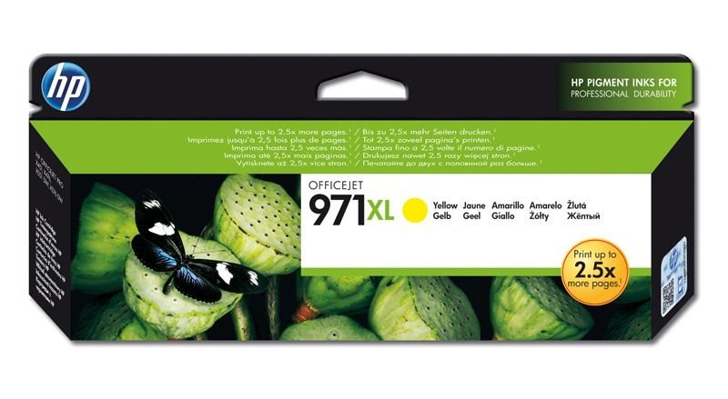 HP 971XL original HC Tinte gelb - CN628AE