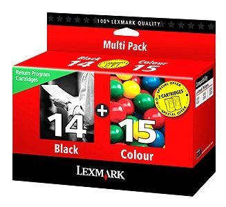 Lexmark originale inchiostro multi-bkcmy per rinvio Nr. 14 / 15 - 80D2979 Lexmark originale inchiostro multi-bkcmy per rinvio Nr. 14 / 15 - 80D2979