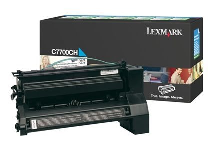 Lexmark originale toner ciano per rinvio - C7700CH Lexmark originale toner ciano per rinvio - C7700CH