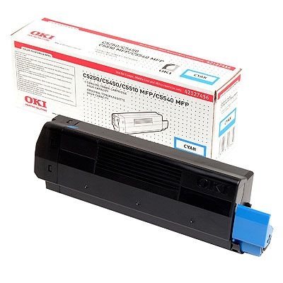 Oki Toner cyan für C5250/C5450 - 42127456 Oki Toner cyan für C5250/C5450 - 42127456