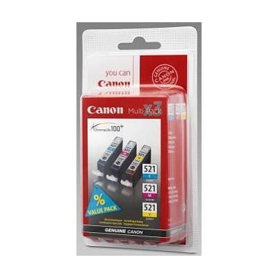 Canon Tintenpatrone CLI-521 Multipack C/M/Y