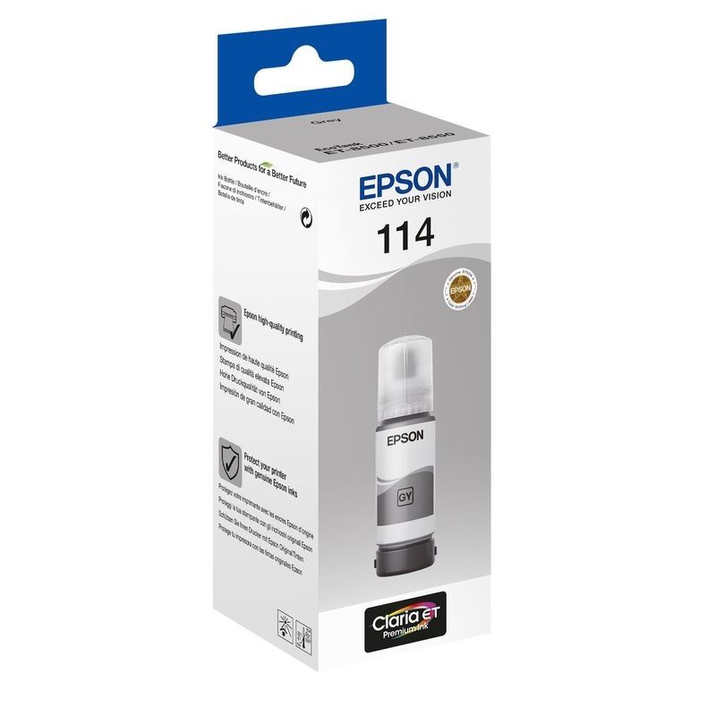 Epson Original Tinte grau EcoTank 114 - C13T07B540