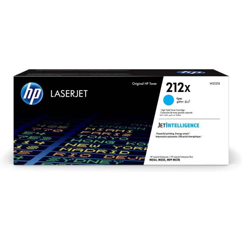 HP 212X Original HC Toner cyan - W2121X