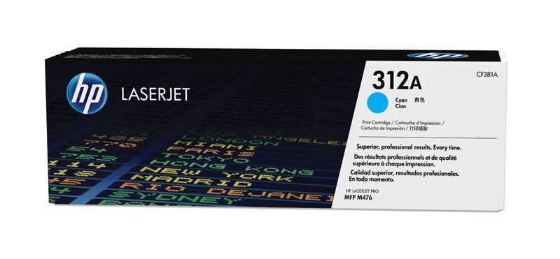 HP 312A original Toner cyan - CF381A