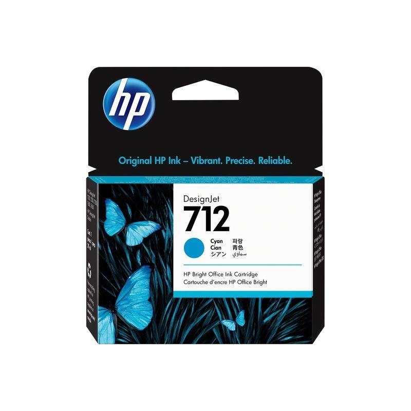HP 712 Original Tinte cyan - 3ED67A