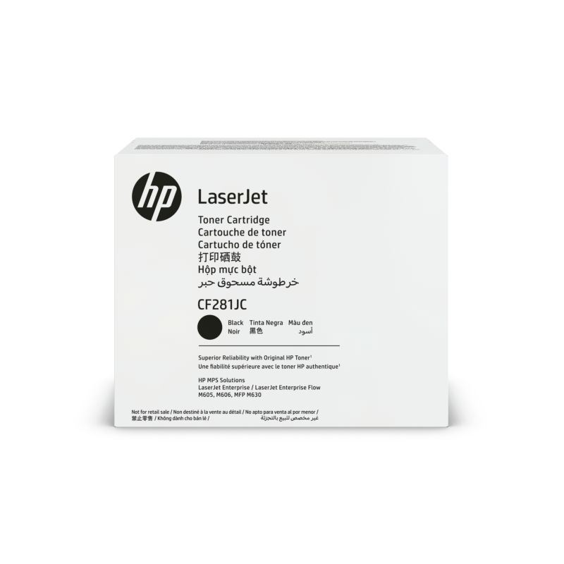 HP 81JC Original Contract Junbo Toner schwarz - CF281JC
