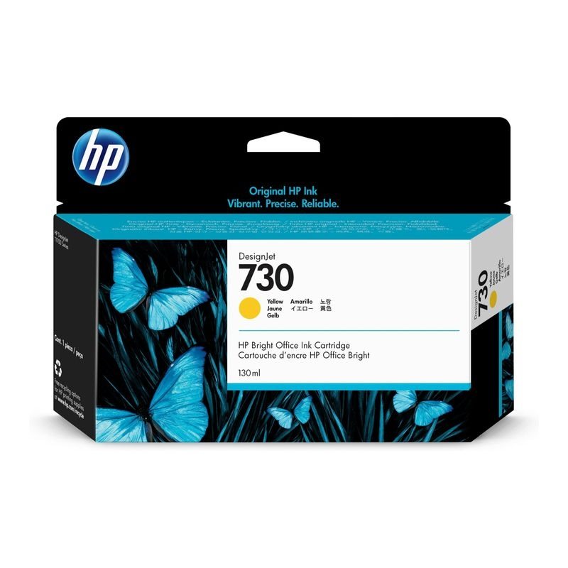 HP originale - 730 Inchiostro giallo -  P2V64A