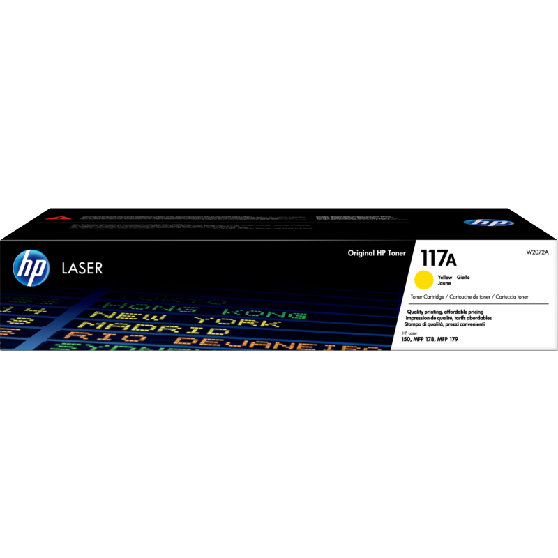 HP originale toner giallo 117A - W2072A