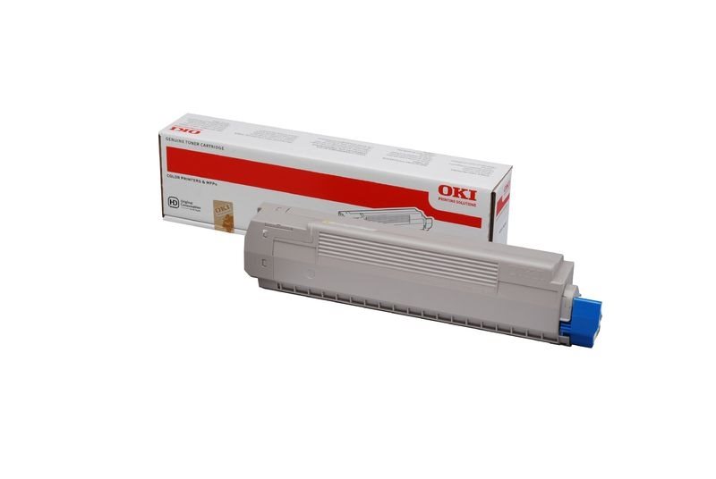 OKI Toner gelb für MC861DN, MC861CDTN, MC861CDXN,