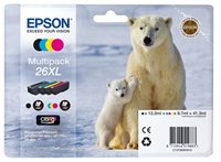 Epson Multipack 4 Farben 26XL Claria T2636