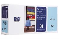 HP 81 cyan hell DesignJet Druckkopf und Druckkopfreiniger - C4954A