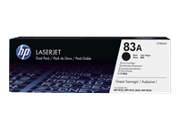 HP 83A original 2er-Pack Toner schwarz - CF283AD