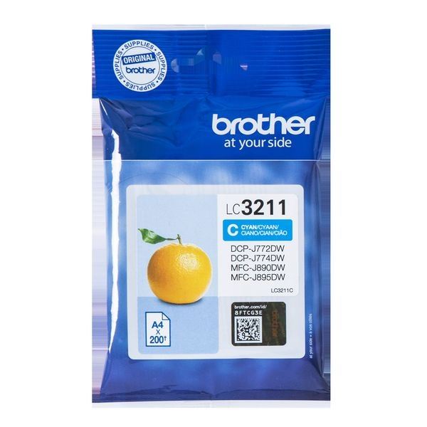 Brother original tinta cian - LC3211C Brother original tinta cian - LC3211C