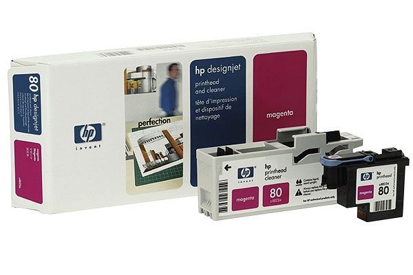 Genuine HP 80 Magenta Printhead CLEANER ONLY C4822A DesignJet 1050 1055
