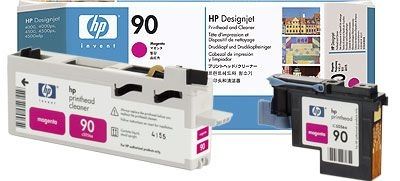 Cabezal de impresión y limpiador de cabezales HP 90 magenta DesignJet - C5056A Cabezal de impresión y limpiador de cabezales HP 90 magenta DesignJet - C5056A