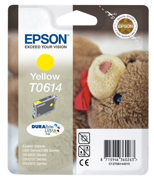 Epson original tinta amarillo T0614 - C13T06144010