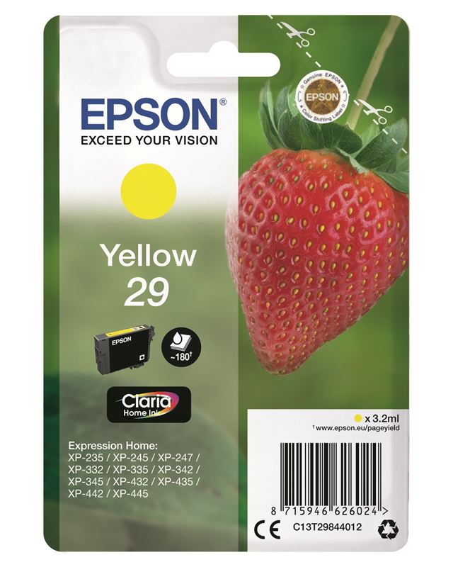 Epson original tinta amarillo T2984 - C13T29844012