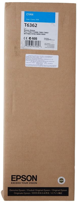 Epson original tinta cian T6362 - C13T636200
