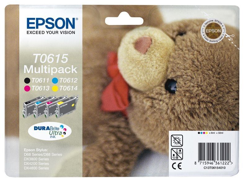 Epson original tinta multi-bkcmy multipack T0615 - C13T06154010