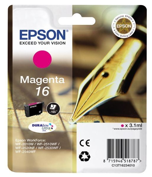 Epson original Ultra HC tinta mangenta T1623 - C13T16234012