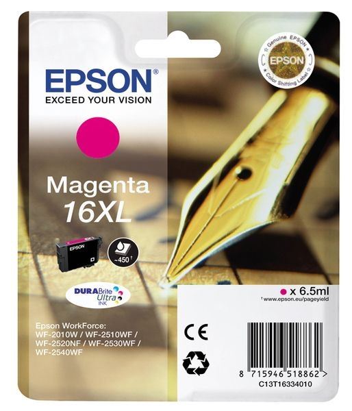 Epson original Ultra HC tinta mangenta T1633 - C13T16334012