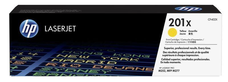 HP 201X original HC Tóner amarillo - CF402X