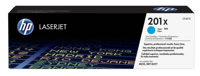 HP 201X original HC Toner cyan - CF401X