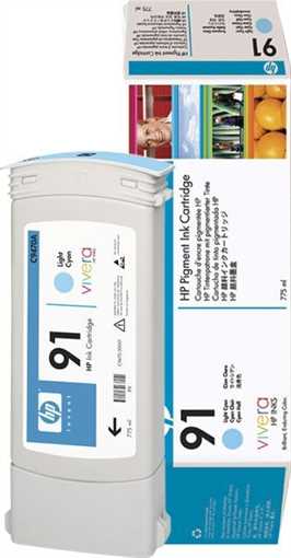 HP 91 tinta original cyan - C9470A