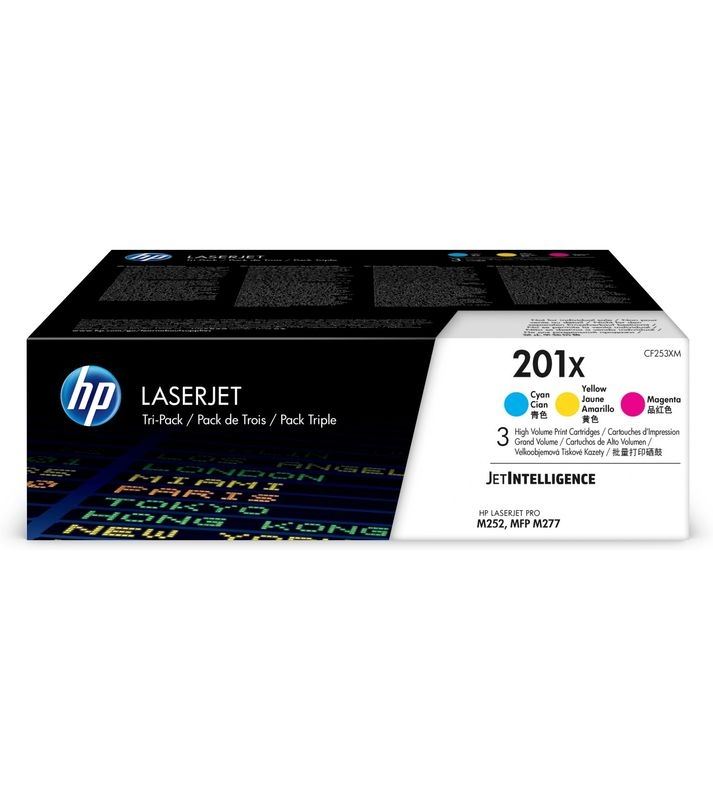 HP original 201X tóner multi-cmy multipack - CF253XM